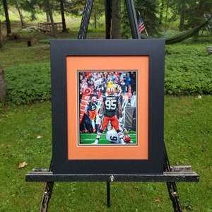 Myles Garrett Sacking Joe Burrow Framed Print, Cleveland Browns Victory 画像 6