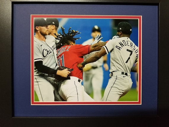 Jose Ramirez Vs Tim Anderson Brawl Framed Photo (11x14) - Etsy display picture 1