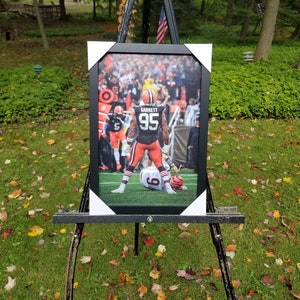 Myles Garrett Sacking Joe Burrow Framed Print, Cleveland Browns Victory 画像 3