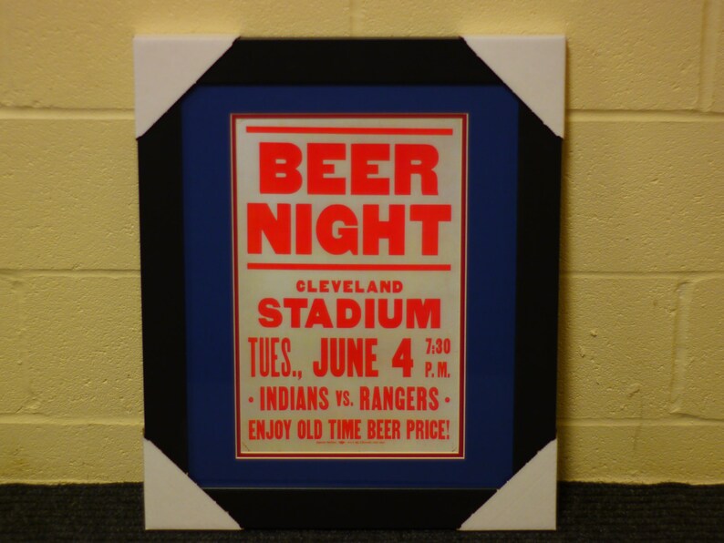 BEER NIGHT Cleveland Municipal stadium Big Picture Cleveland 10 cent