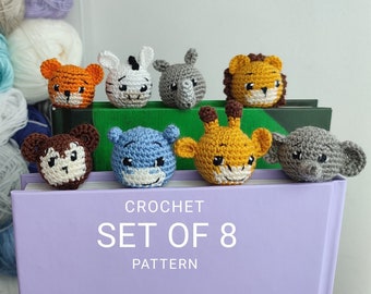 Crochet bookmark pattern amigurumi animal