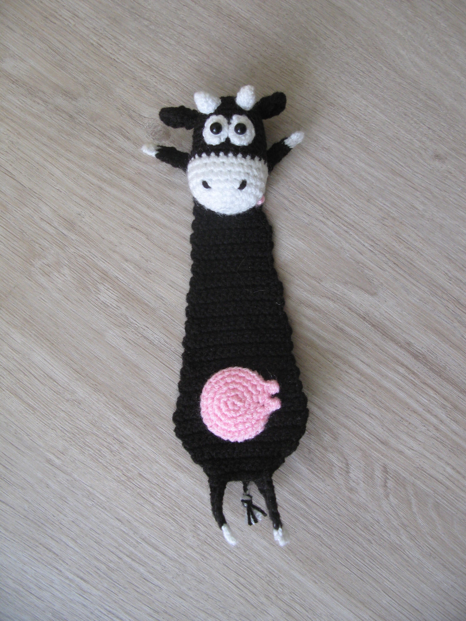 Funny Bookmark Cow Crochet Pattern Amigurumi Tutorial Etsy