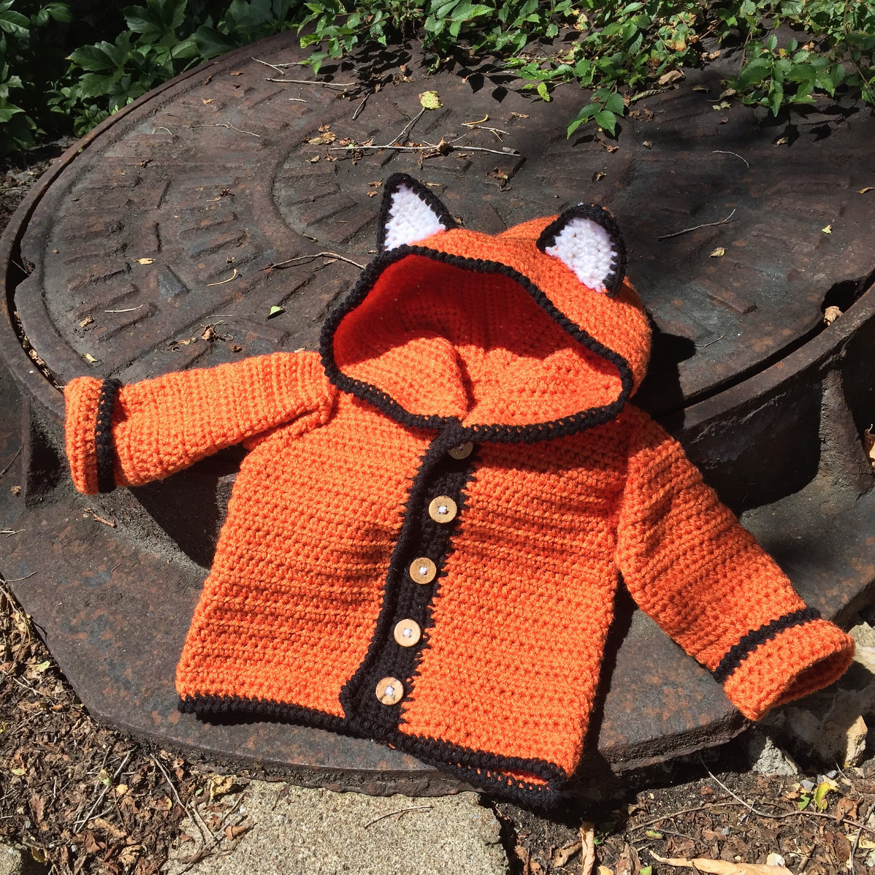 baby fox hoodie