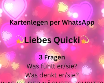 Letture dei tarocchi via WhatsApp/telefono. Love Quieki