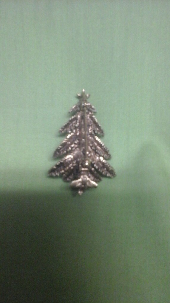 Vintage  Christmas  Tree Brooch - image 6