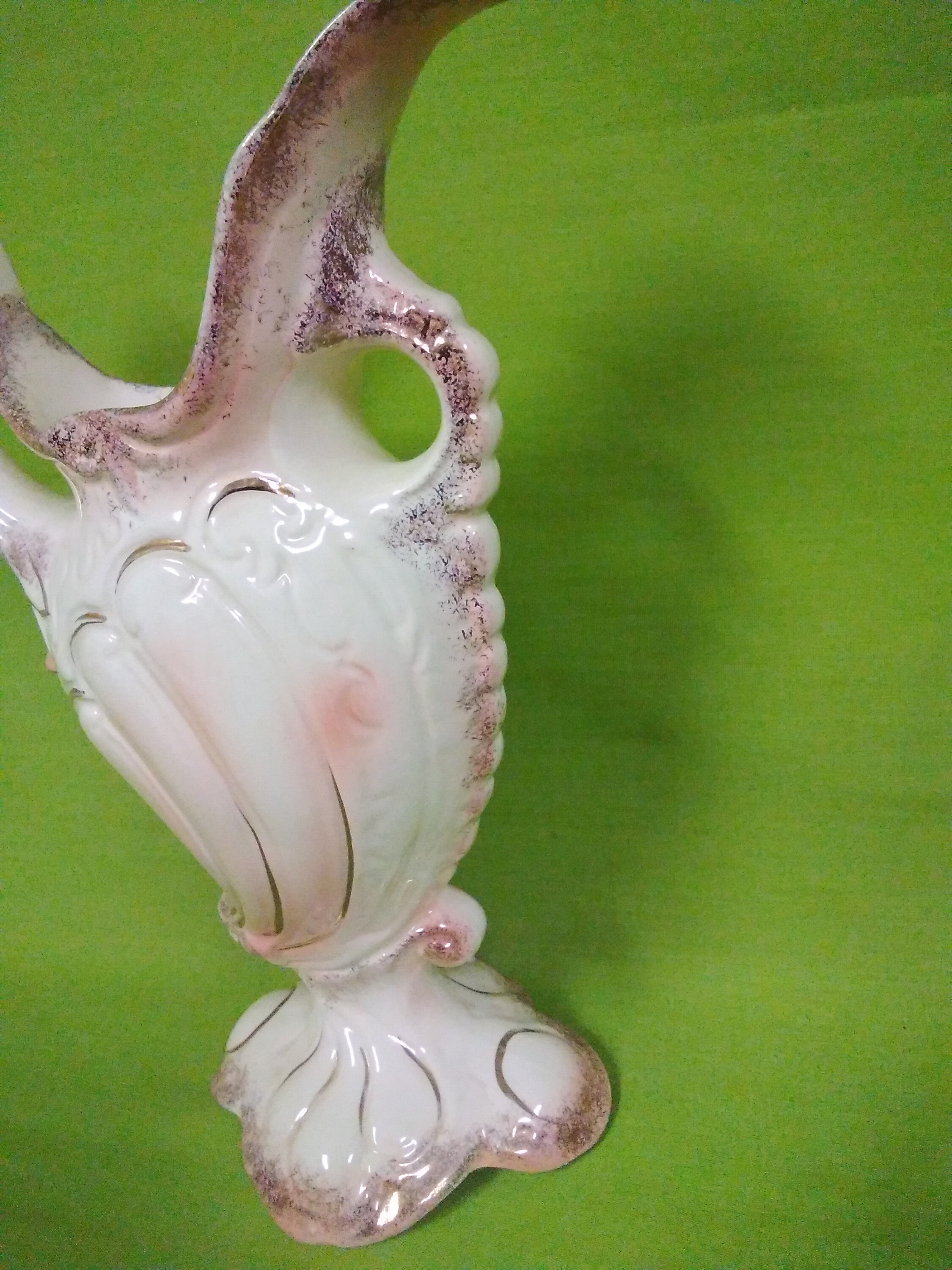 Vintage Royal Fenton Pitcher Vase Etsy