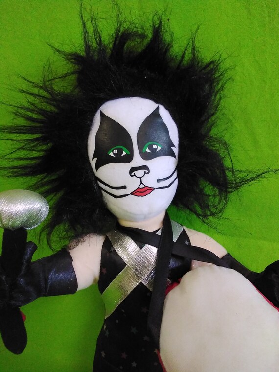 2 Signatures Network 2002 Kiss Band Plush Toy Doll Gene Simmons