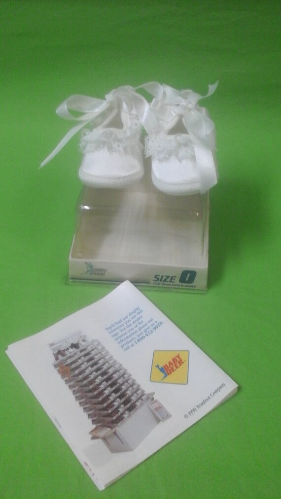 Vintage baby shoes crib Gem