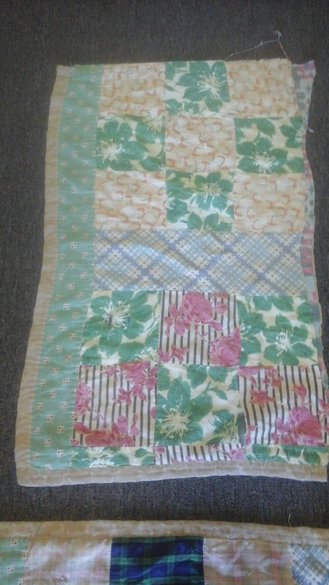 2 Pieces of Vintage Cutter Quilt Etsy