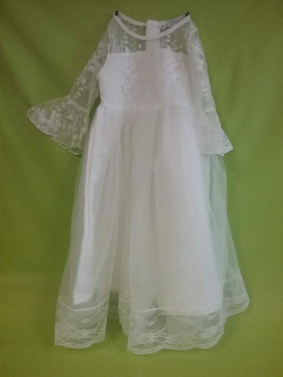Vintage Trish Scully White size 3 Girls Dress