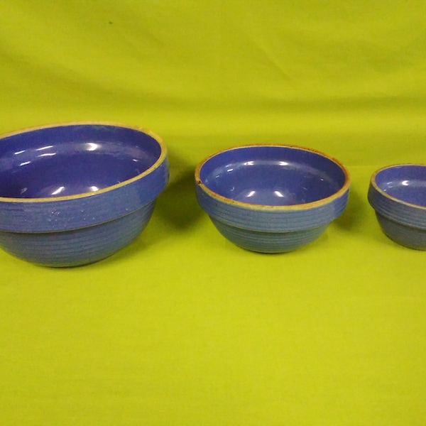 Stoneware Mixing Bowls Etsy
