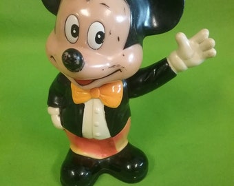 Vintage 1970's Mickey Mouse Piggy Bank