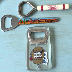 3 Souvenir Bottle Openers