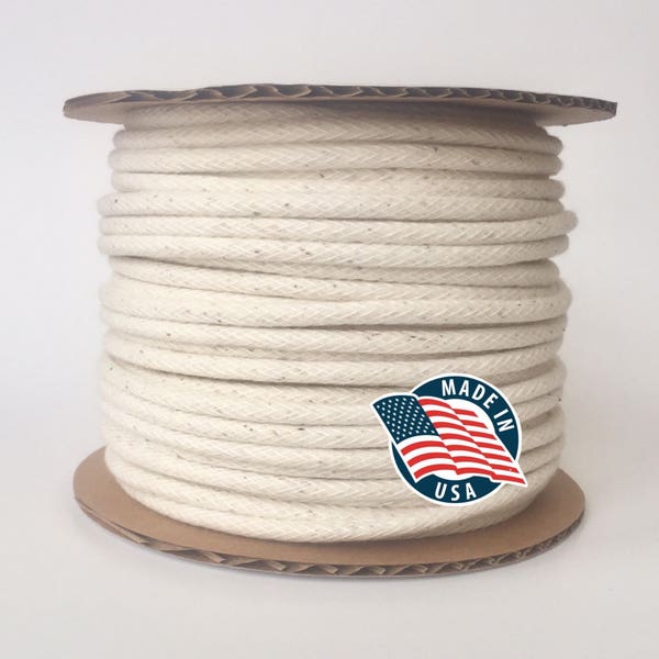 Cotton Piping - all sizes - made in USA