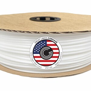 Upholstery Foam Welt Cord (Firm) - Great Lakes Cordage MADE IN USA 5/32"- 250 yds