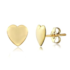 14 k Gold Heart shape Earring