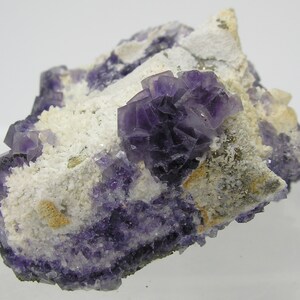 Transparent Purple Cube Fluorite - Worldwide shipping