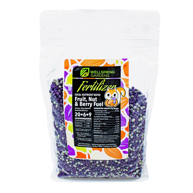 Fruit Nut & Berry Fuel Plant Fertilizer 2069 Blend 14 Etsy