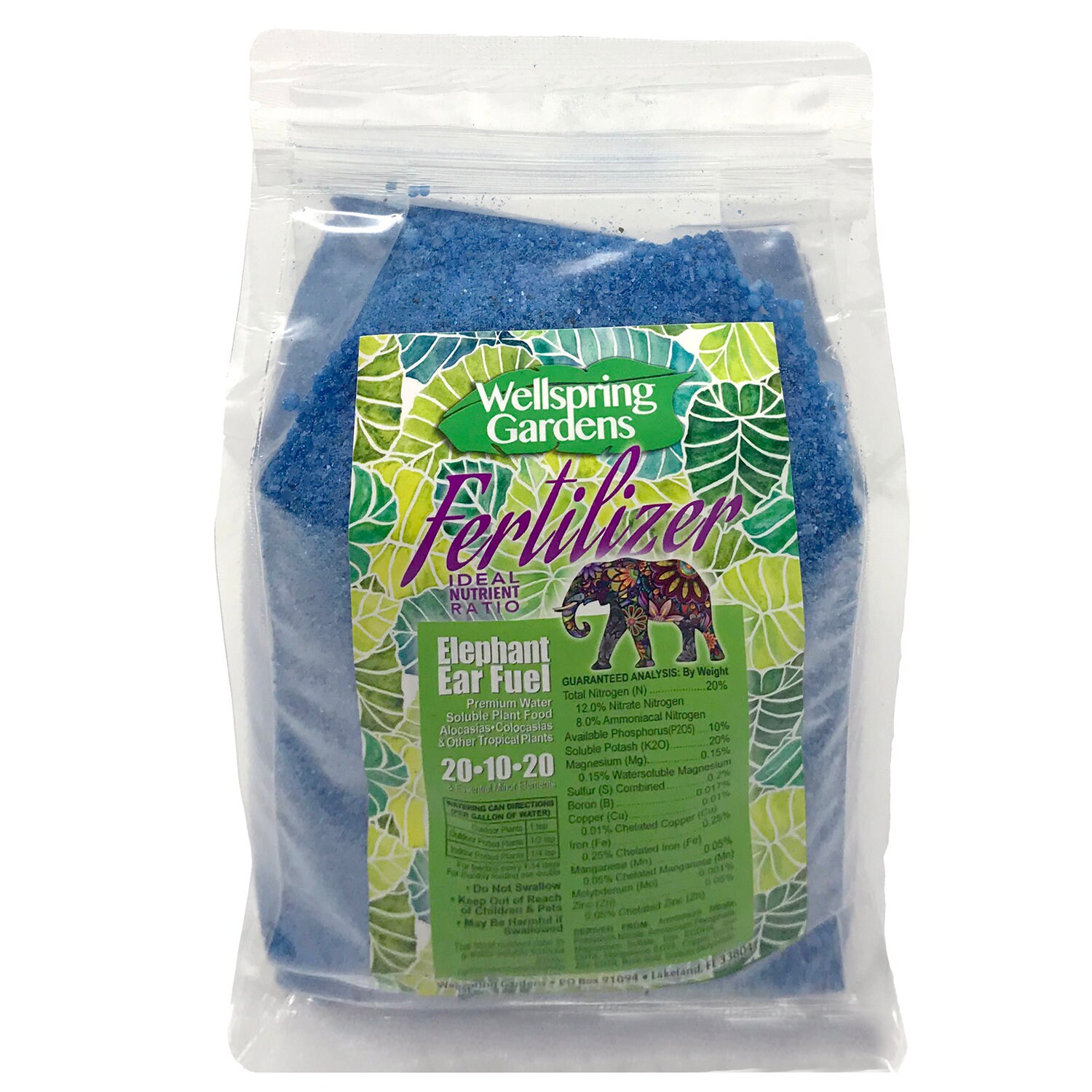 Elephant Ear Fertilizer Fuel 2 Pounds WaterSoluble Plant Etsy