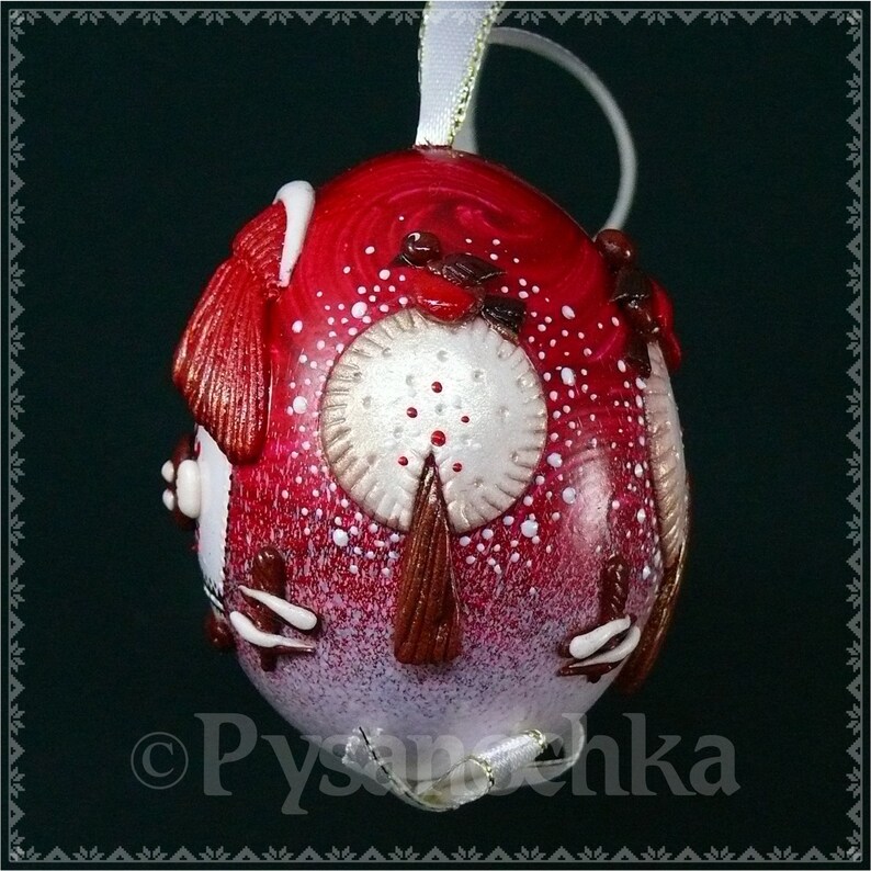 Real Ukrainian Pysanky Chicken Pysanka Salted Dough technique Christmas Decor Easter Egg Pisanka Osterei Handmade Best Christmas Gifts \u0425mas
