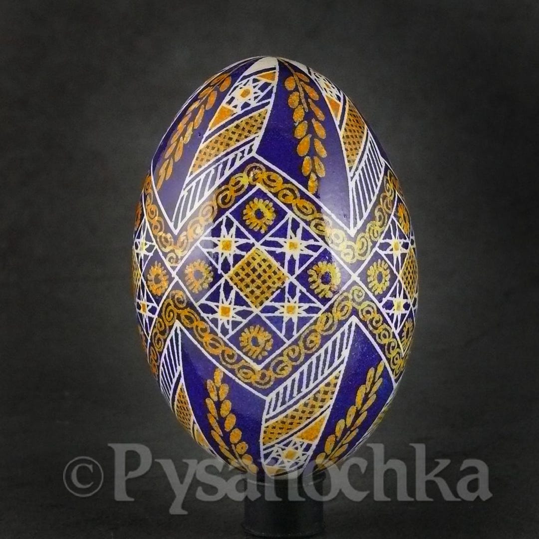 Real Ukrainian Pysanky Goose Pysanka Hand Made Hutsul Easter Egg ...