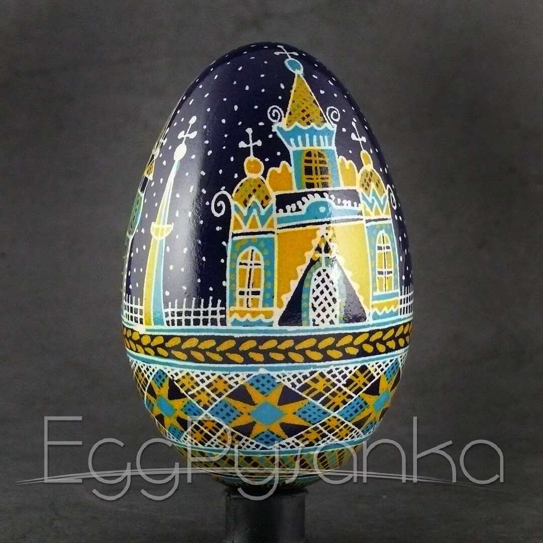 Real Ukrainian Pysanky Goose Pysanka Hand Made Hutsul Easter Egg ...