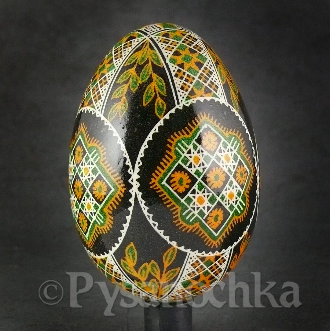 Real Ukrainian Pysanky Goose Pysanka Hand Made Hutsul Easter Egg ...