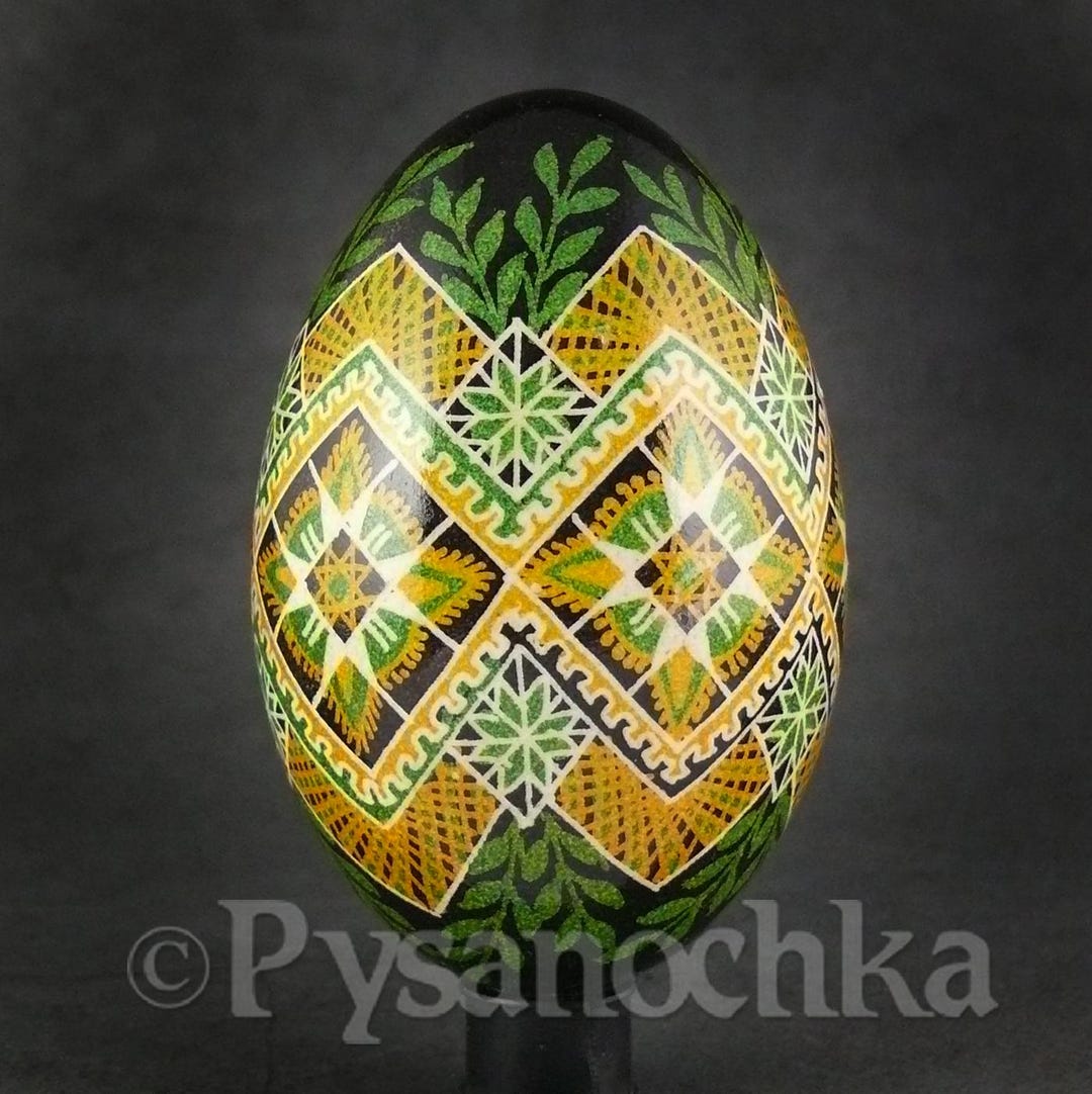 Real Ukrainian Pysanky Goose Pysanka Hand Made Hutsul Easter Egg ...