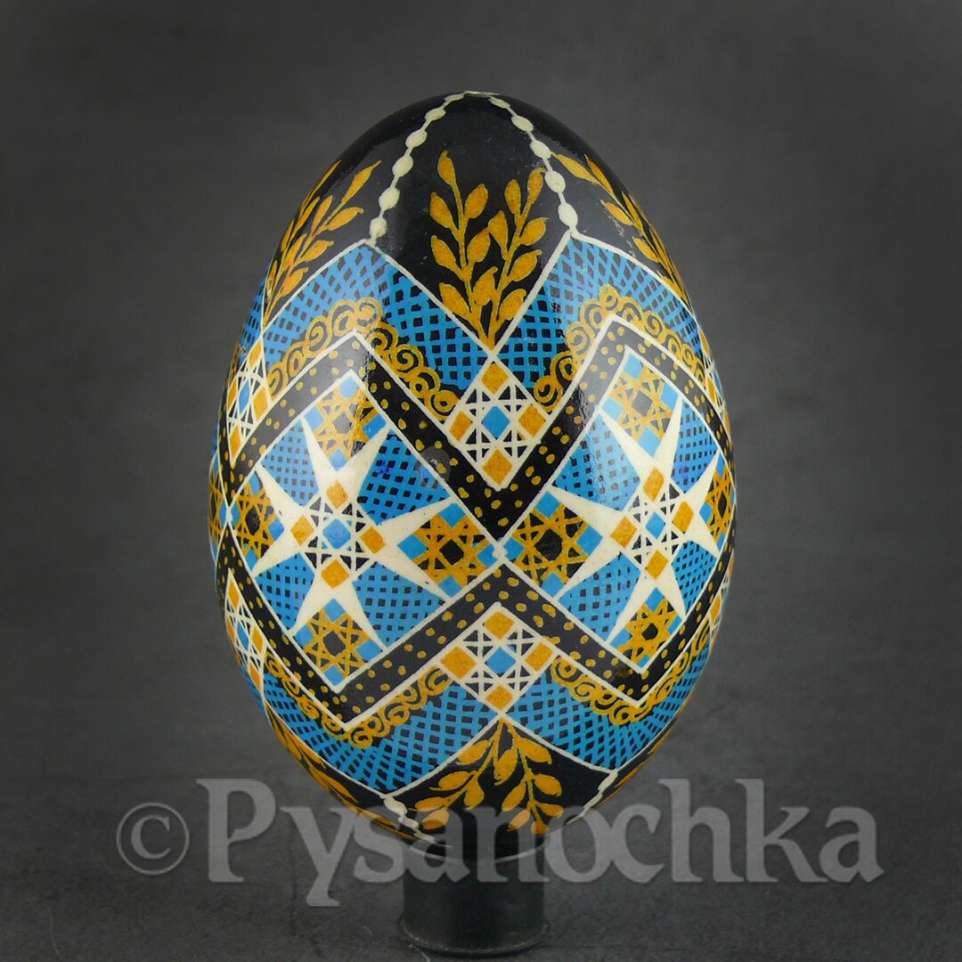 Real Ukrainian Pysanky Goose Pysanka Hand Made Hutsul Easter Egg ...
