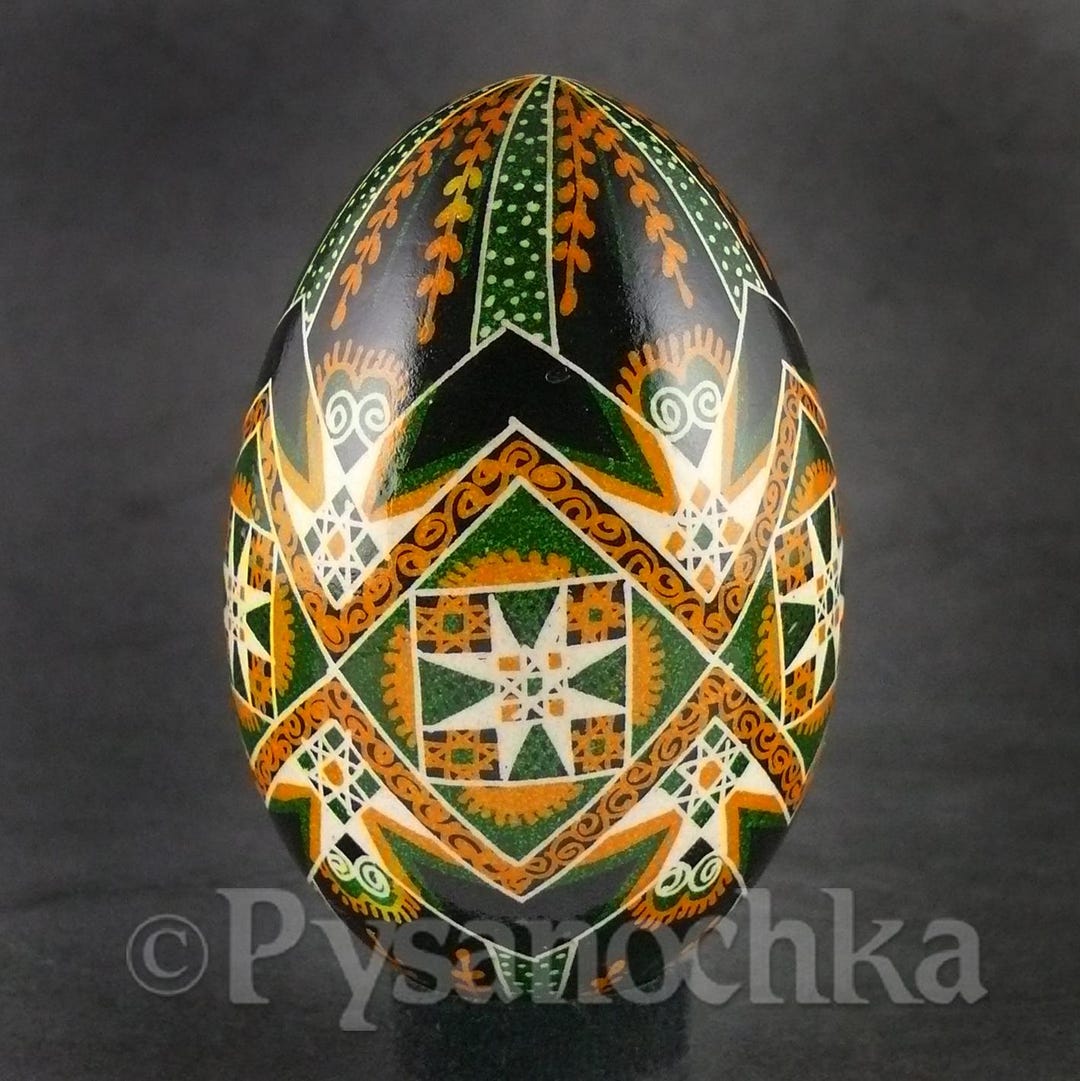 Real Ukrainian Pysanky Goose Pysanka Hand Made Hutsul Easter Egg ...