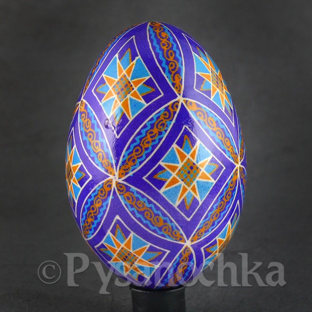 Real Ukrainian Pysanky Goose Pysanka Hand Made Hutsul Easter Egg ...