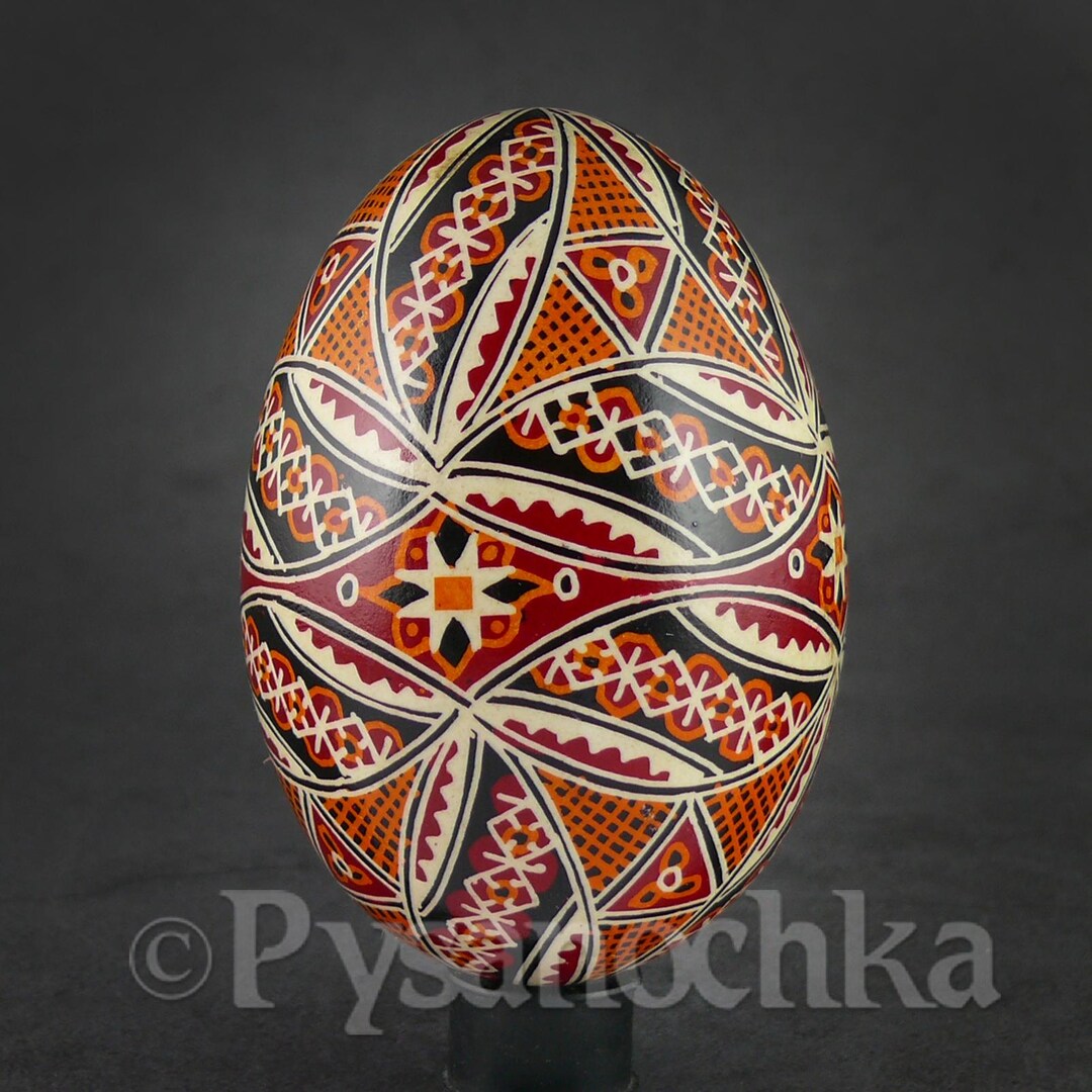 Real Ukrainian Pysanky Goose Pysanka Hand Made Hutsul Easter Egg ...