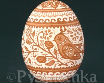 Ukrainian Pysanky Etched Pysanka Chicken Easter Egg Art. Pisanka. Osterei Best Gifts. A great gift for a collector