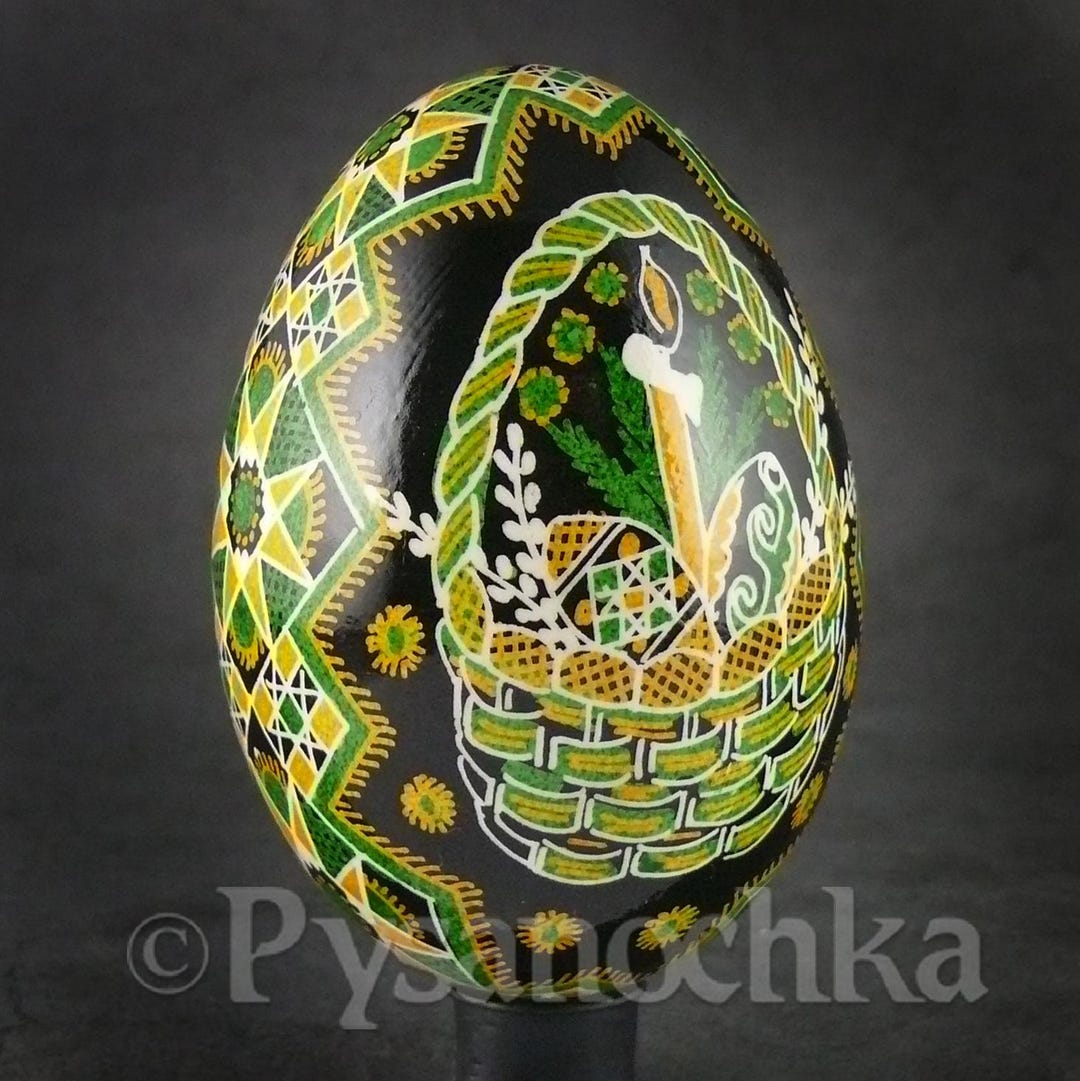 Real Ukrainian Pysanky Goose Pysanka Hand Made Hutsul Easter Egg ...