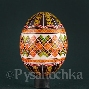 Real Ukrainian Pysanky, Ukrainian Art, Chicken Hand Made Hutsul Pysanka. Easter Eggs. Pisanka. Osterei. A great gift for a collector