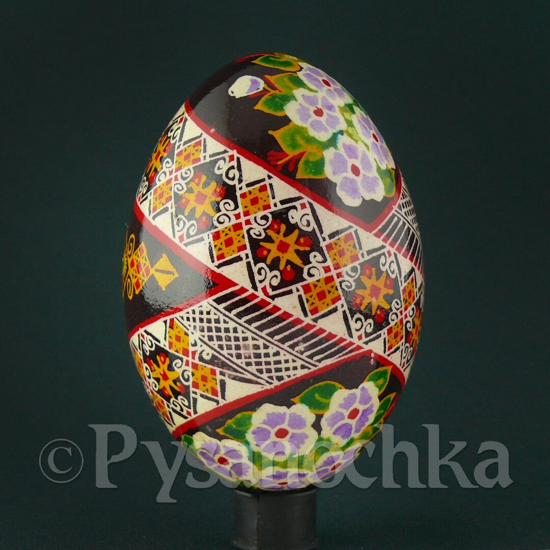 Real Ukrainian Pysanky Goose Pysanka Hand Made Hutsul Easter Egg ...