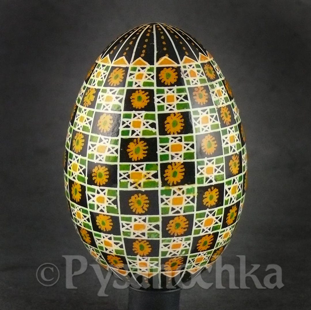Real Ukrainian Pysanky Goose Pysanka Hand Made Hutsul Easter Egg ...