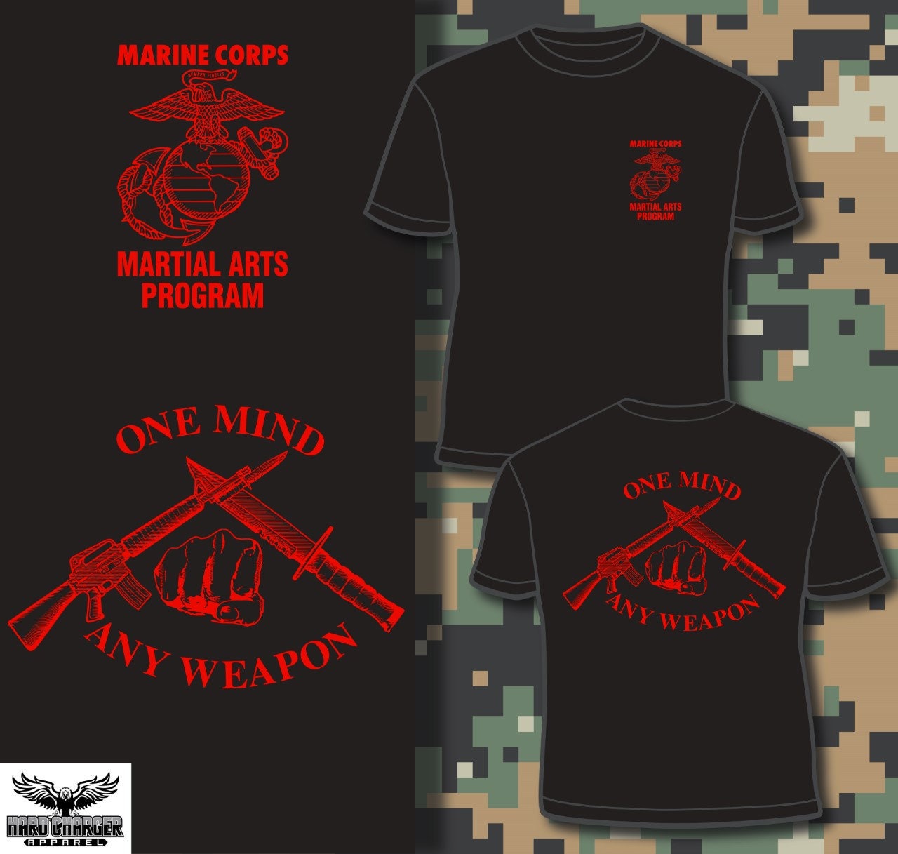 Marine Corps Martial Arts Program combat system Tshirt Etsy