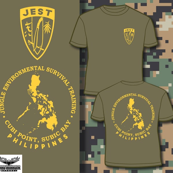 JEST school Philippines Marine Corps  Navy  Army US Air Force T-shirt