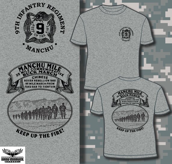 Manchu Mile US Army 9th Infantry Regiment Manchu Fort Ord, Ca Fort