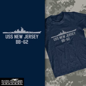 USS New Jersey BB-62 US Navy ship Brand new T-shirt