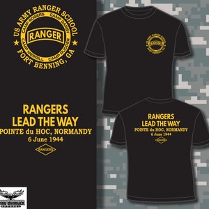 US Army Ranger School Fort Benning Camp Rogers Darby Merrill Rudder New T-shirt