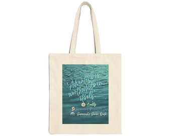 Adventure-Inspired Tote Bag with Quote by Belly from The Summer I Turned Pretty