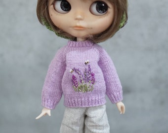 Blythe Sweater | Lavender Sweater | knitted sweater