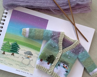 Breipatroon klein wintervest | 1/6 poppenschaal | Blythe | Obitsu24-poppentrui pdf