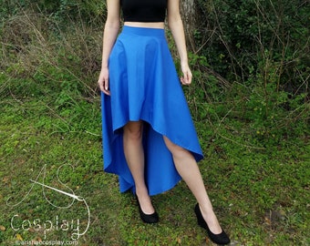 High Low Skirt - Over 200 Colors Available - Swallowtail Skirt -  Long Elegant Anomalous Hem Skirt - High-Low Maxi - Custom Made Any Size