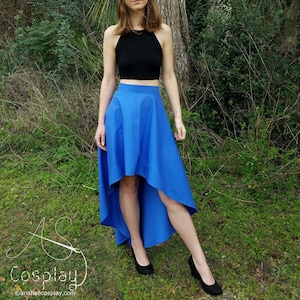 High Low Skirt - Over 200 Colors Available - Swallowtail Skirt -  Long Elegant Anomalous Hem Skirt - High-Low Maxi - Custom Made Any Size