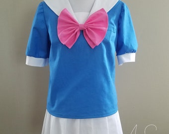 Anime Cosplay Sailor Fuku - Japanese School Uniform inspired by Anime - Custom/Any Colors/Any Sailor Style School Uniform