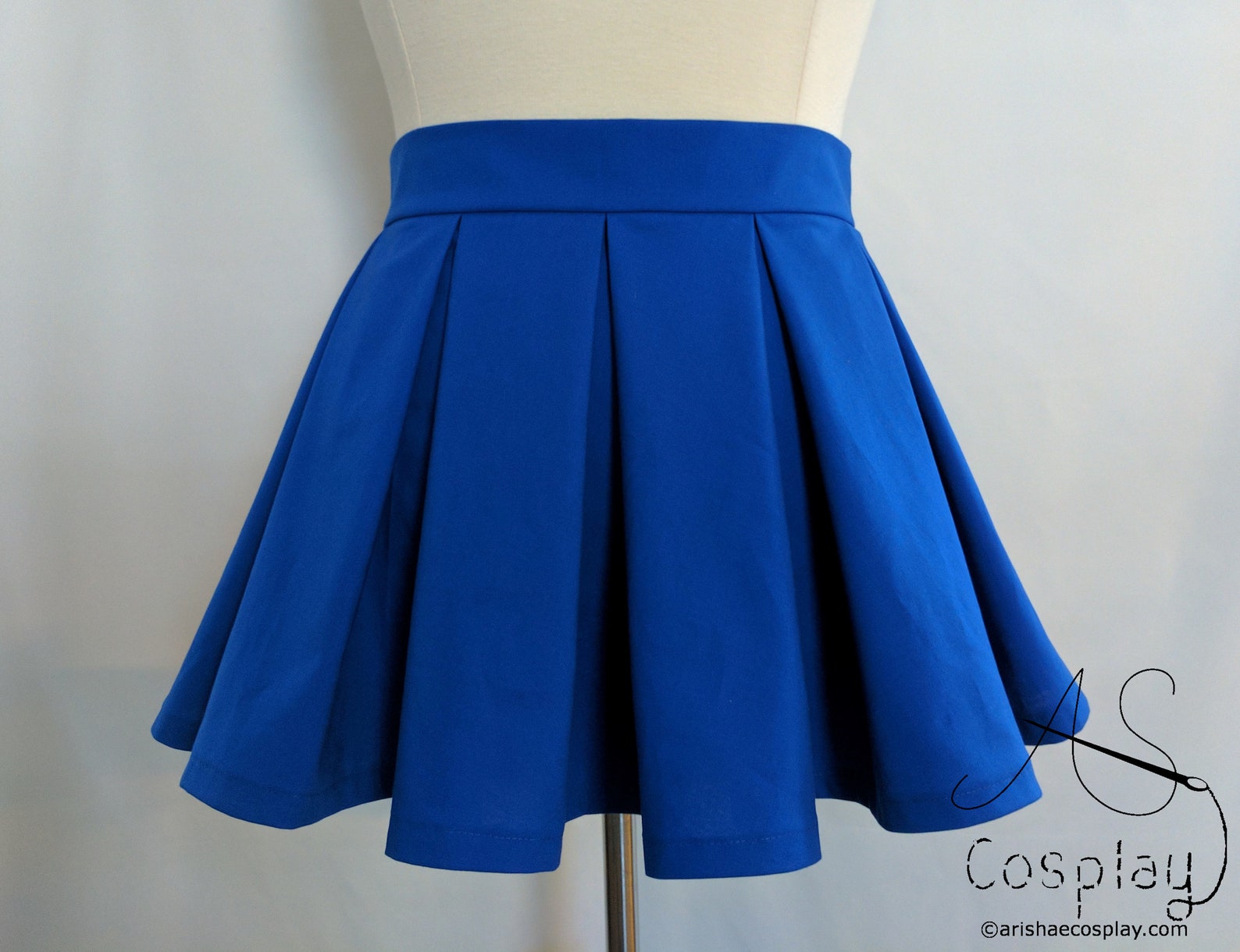 Box Pleat Mini Skirt Pleated Mini Skirt Available in Color | Etsy