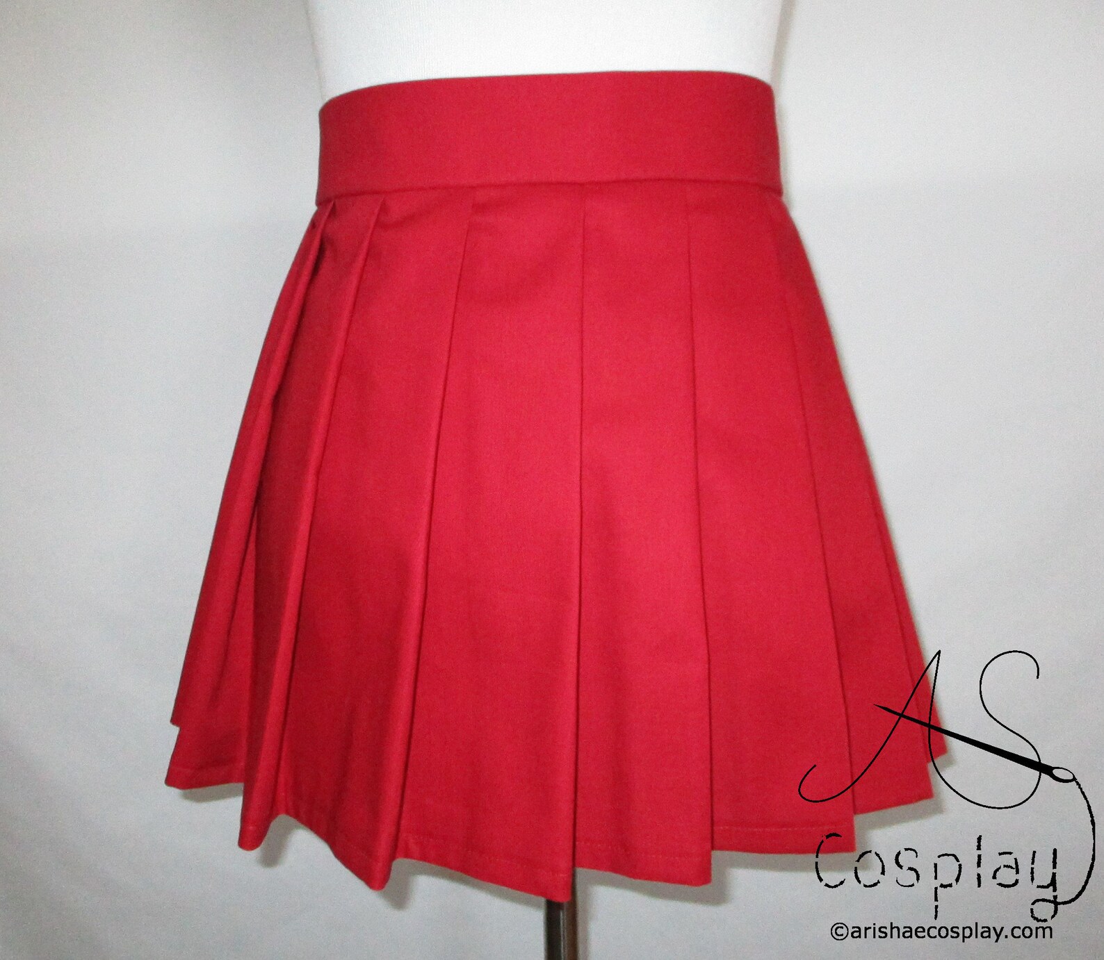 Red Pleat Skirt Cosplay Skirt Pleated Red Skirt Great for Etsy